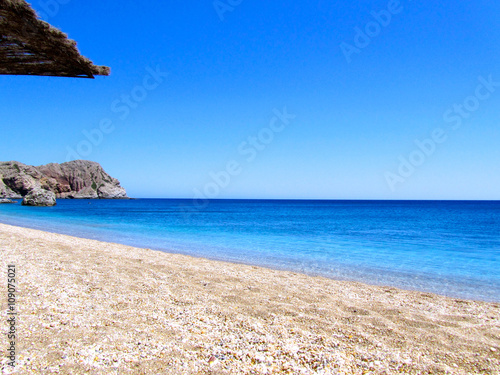 Fototapeta Naklejka Na Ścianę i Meble -  Plathiena Beach, Milos island, Greece
