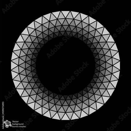 Vector Graphic #Triangle Dot Circle