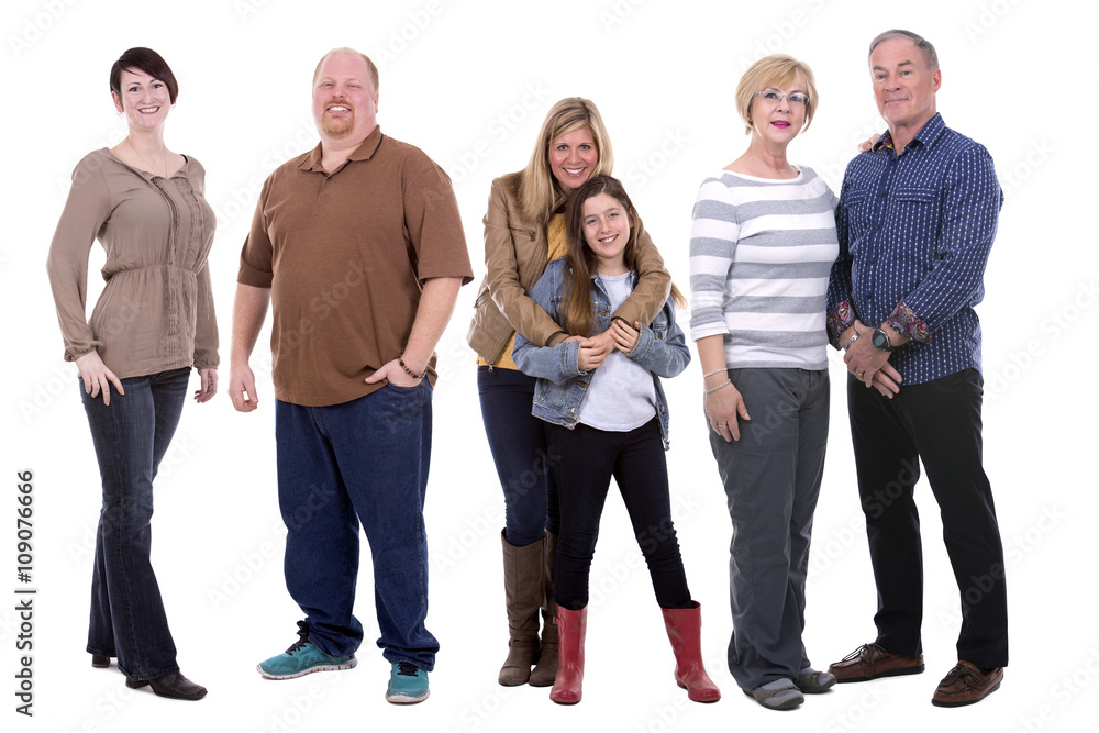 Obraz premium casual group of people