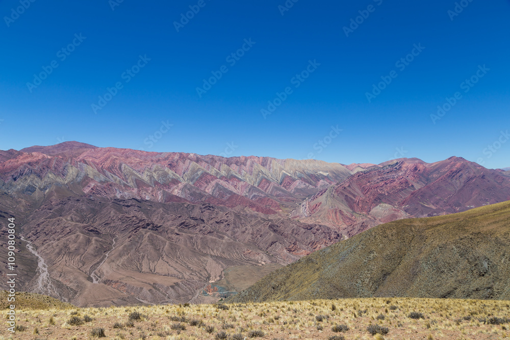 Mountain of fourteen colors, Quebrada de Humahuaca Mountain of fourteen colors, Quebrada de Humahuaca