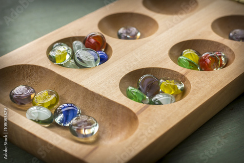 Mancala Board Game photo