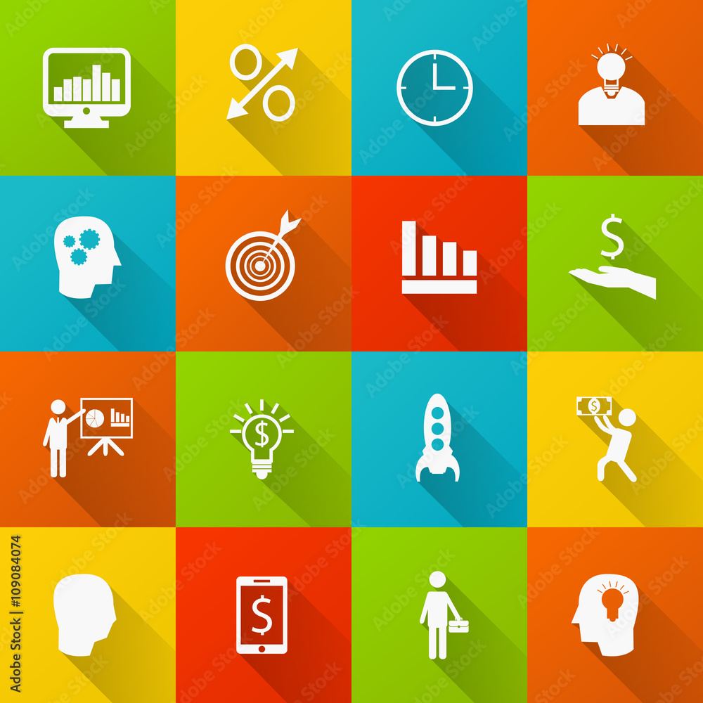 Set of business icons Set of business icons
