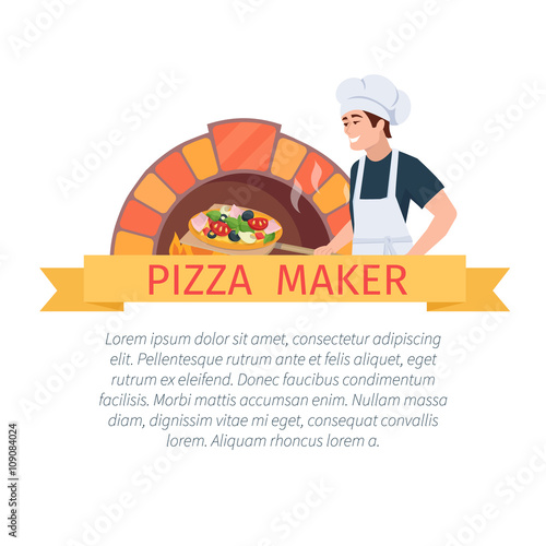 pizza maker label