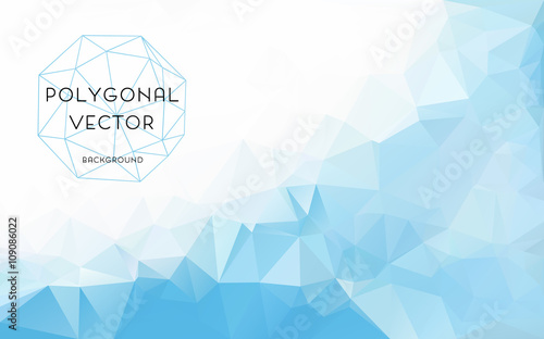 Low polygonal vector background