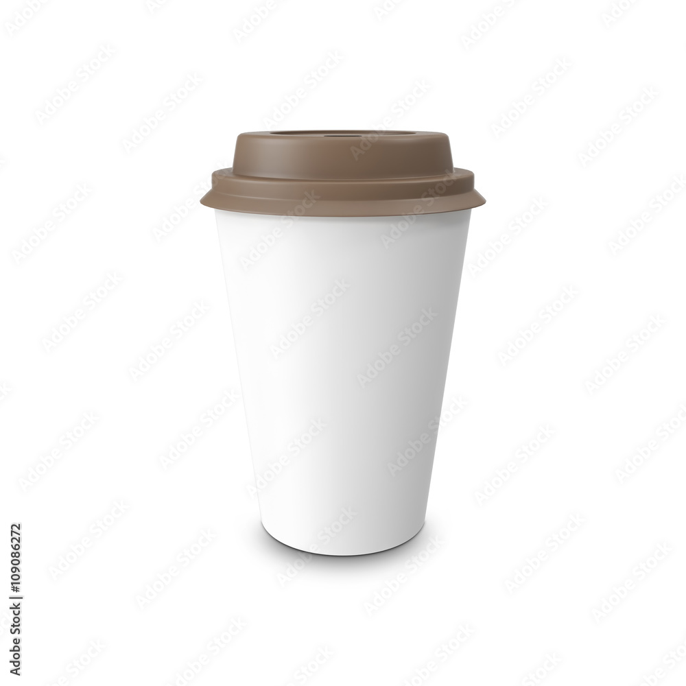Blank paper coffee cup isolated on white background. Blank paper coffee cup isolated on white background.