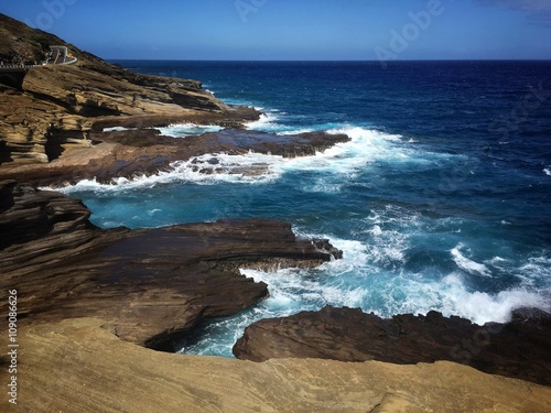 spitting cave bay in oahu hawaii