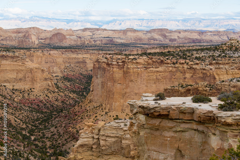 Scenic rural landscape, Utah, USA