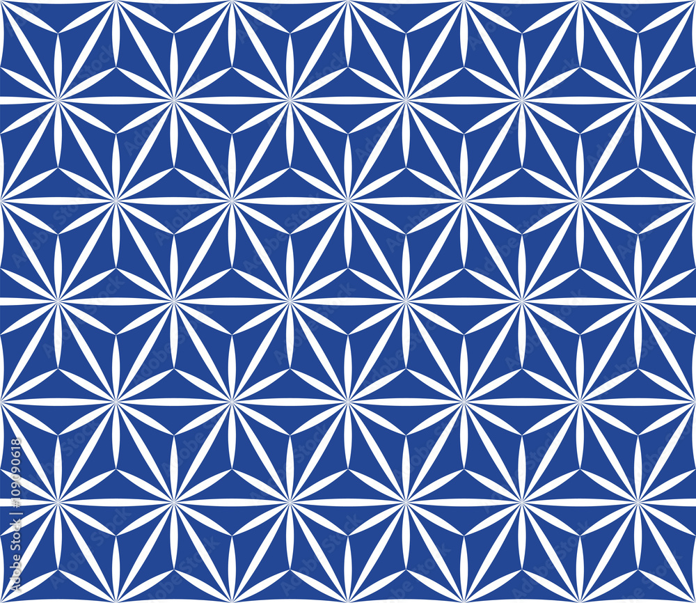 Seamless Background #Geometric hemp-leaf pattern Seamless Background #Geometric hemp-leaf pattern