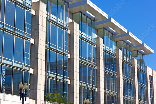 Фотография Architectural details of convention center building in Washington DC