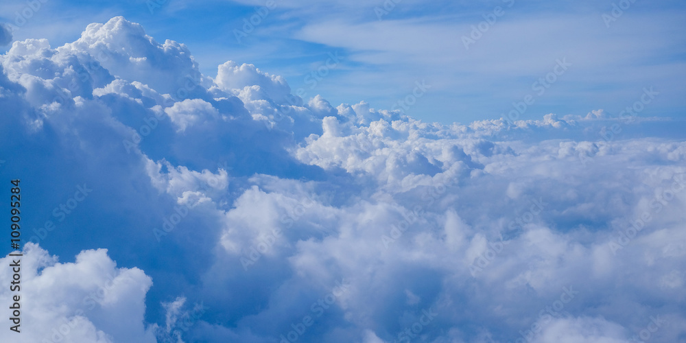 Fototapeta premium Clouds view from the airplane