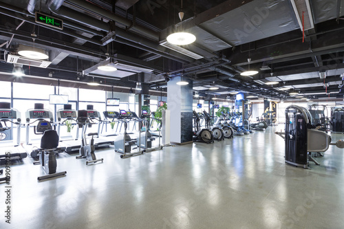 equipment and design of modern gym