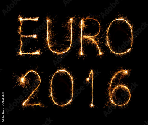 firework sign of Football Euro 2016