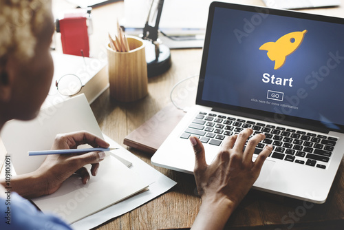 Foto Start Begin Activation Begin First Build Forward Concept