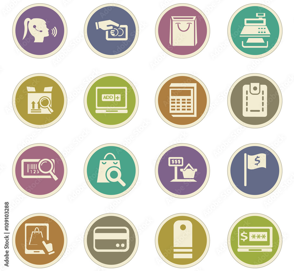 E-commerce icons set E-commerce icons set