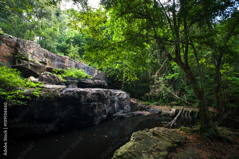 Stream in the tropical forest,Thailand Stream in the tropical forest,Thailand