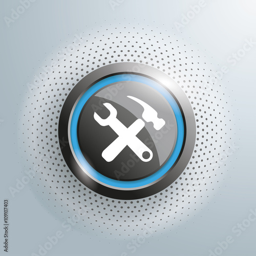 Repair Button Halftone