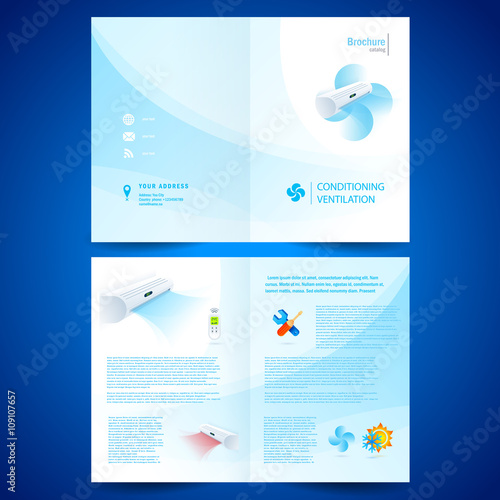 booklet catalog brochure folder air conditioner - conditioning v photo