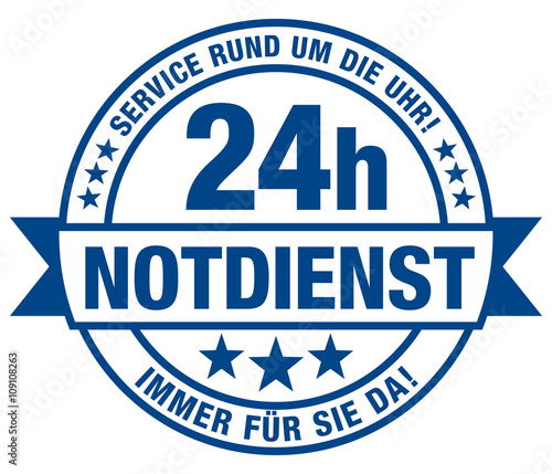 24h Notdienst - Service rund um die Uhr! Immer für Sie da!