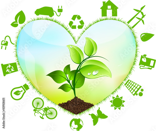 Cuore, Ecologia, Riciclo, Energia
