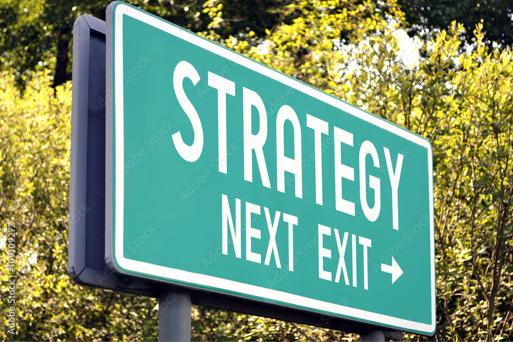 Strategy - next exit sign