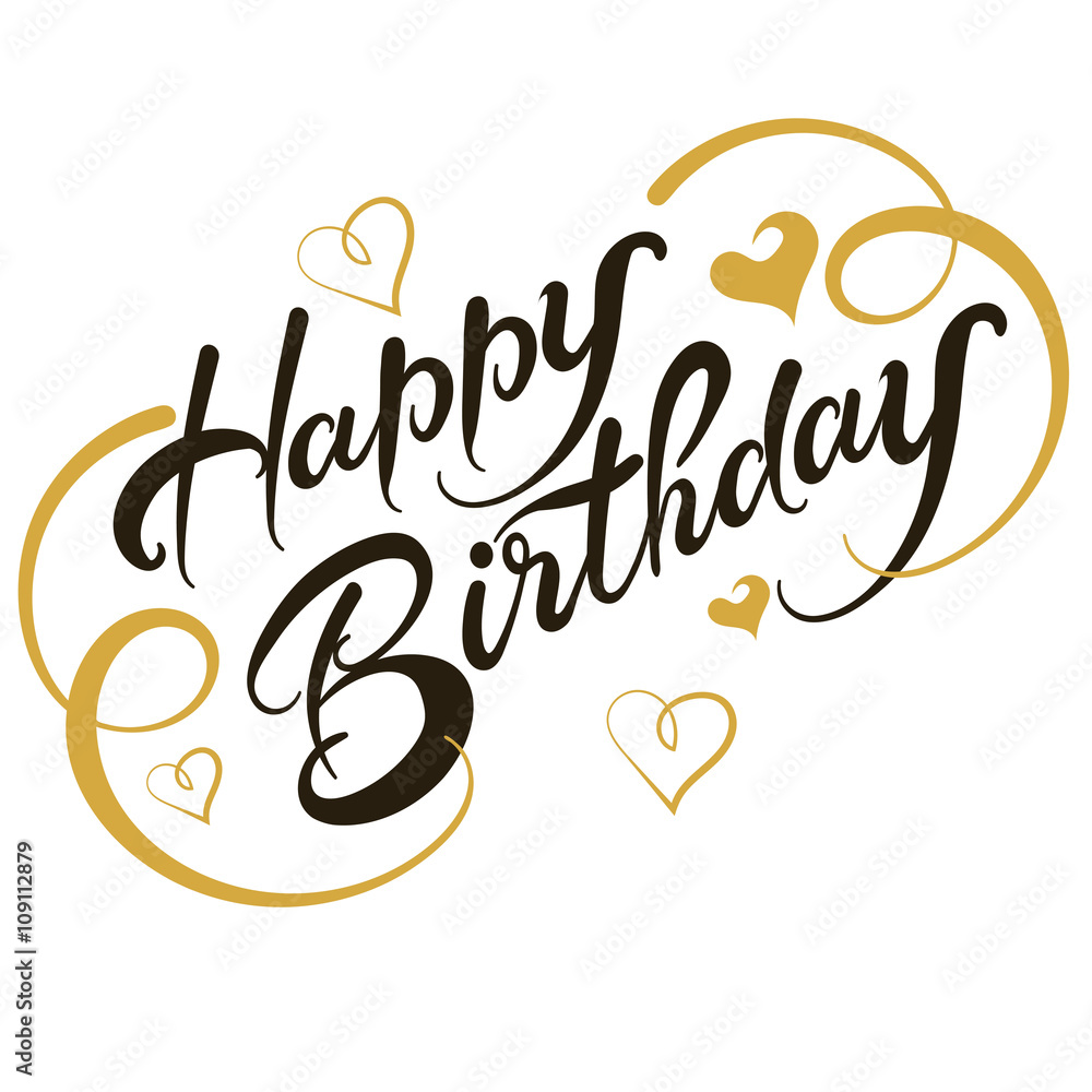 Greeting Card, Happy Birthday, Vector Greeting Card, Happy Birthday, Vector