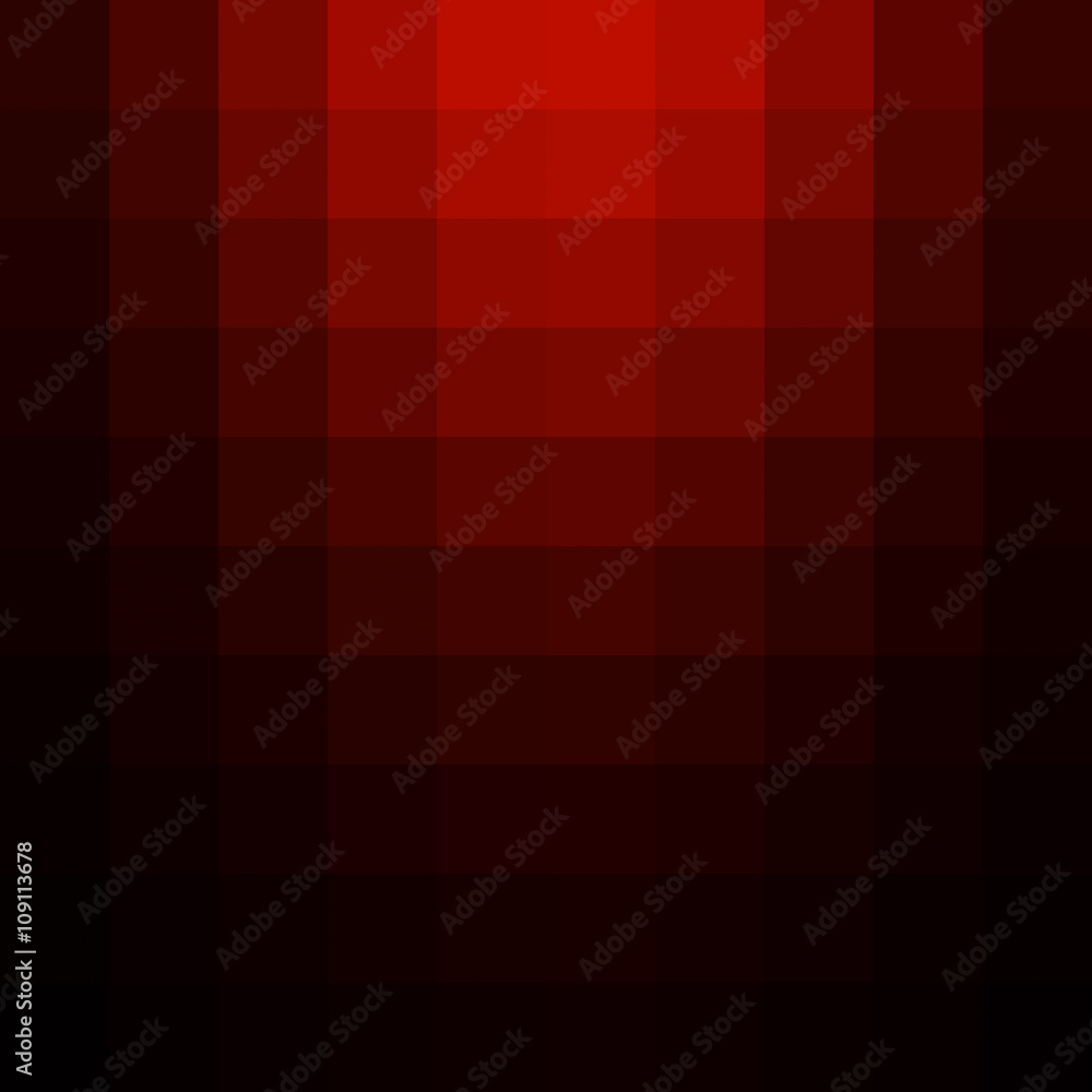 Red mosaic background - Vector