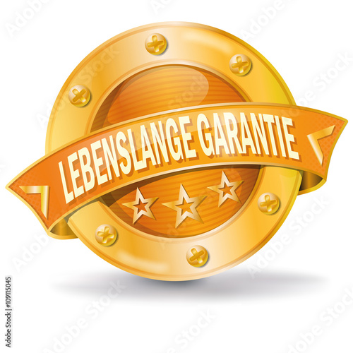 Button lebenslange Garantie