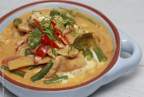 Chicken Panang curry, Thai food