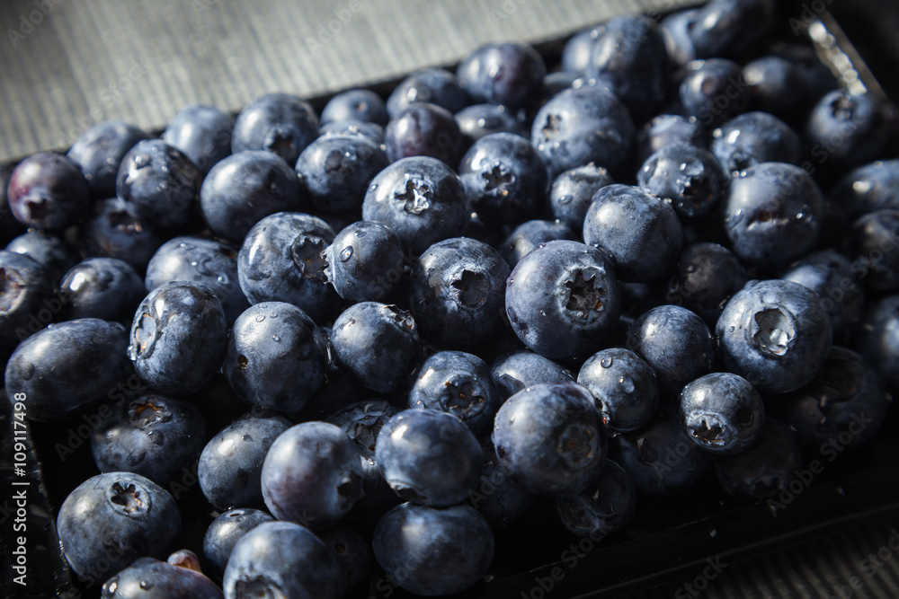 Close-up of fresh Blueberries Close-up of fresh Blueberries