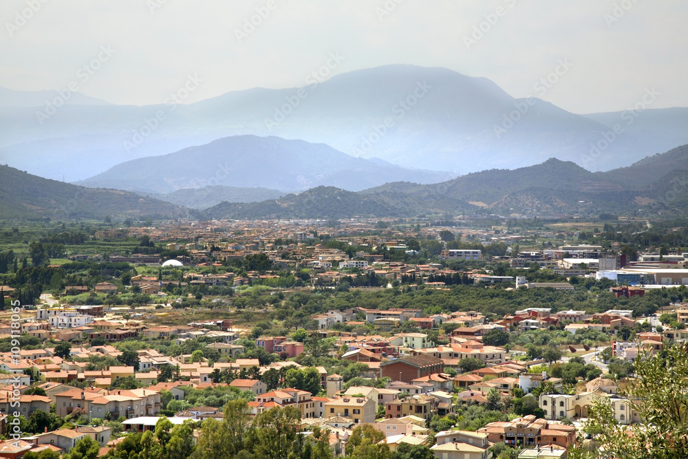Panoramic view of Arbatax. Sardinia. Italy