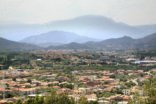 Panoramic view of Arbatax. Sardinia. Italy