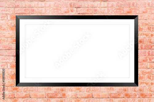 Wallpaper Mural Blank billboard on brick wall Torontodigital.ca