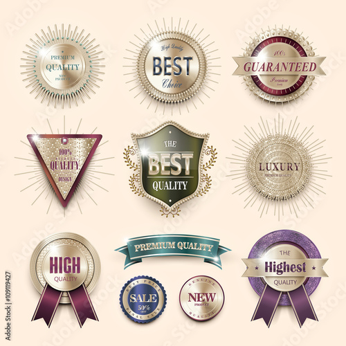 premium quality labels