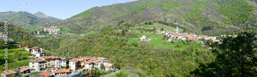 The villages of Campora, Bruzella and Caneggio on Muggio valey photo