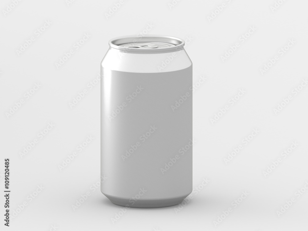 Blank Aluminum drink can. 3D illustration
Blank Aluminum drink can. 3D illustration