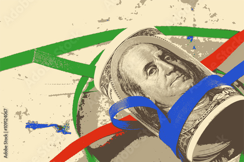 american money vector illustration