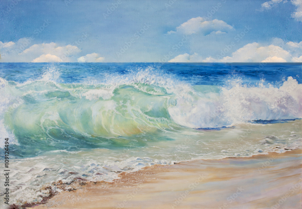 Beautiful, blue, tropical sea and beach. Beautiful, blue, tropical sea and beach.