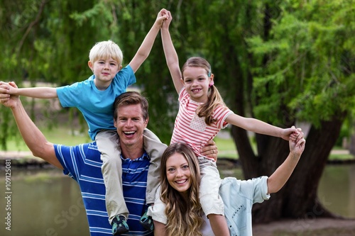 Happy family enjoying in the park © WavebreakmediaMicro