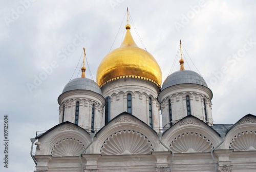Moscow Kremlin. Color photo. Archangels cathedral