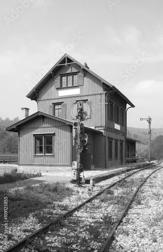 Fototapeta Naklejka Na Ścianę i Meble -  historic railway station