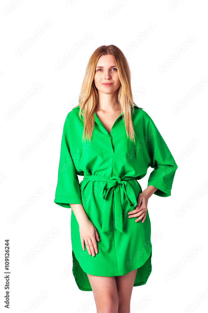 girl on white background girl on white background