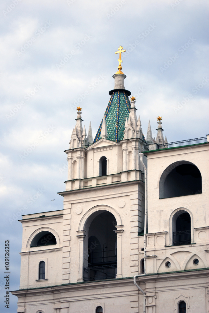 Fototapeta premium Ivan Great Bell tower of Moscow Kremlin. Color photo.