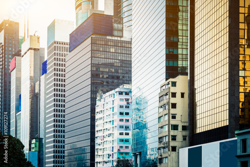 Photography hongkong downtown city
