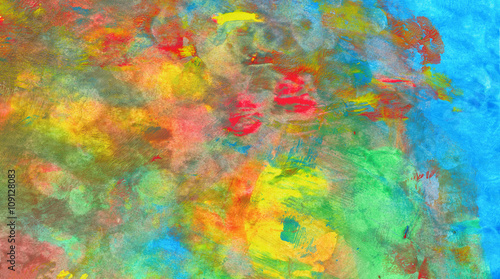abstract color background, hand painted © Thomas Bethge