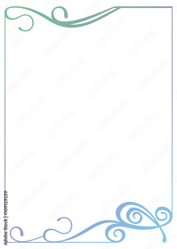 Beautiful raster silhouette frame with gradient filled. Color elegant frame for advertisements, flyer, web, wedding and other invitations or greeting cards. Beautiful raster silhouette frame with gradient filled. Color elegant frame for advertisements, flyer, web, wedding and other invitations or greeting cards.