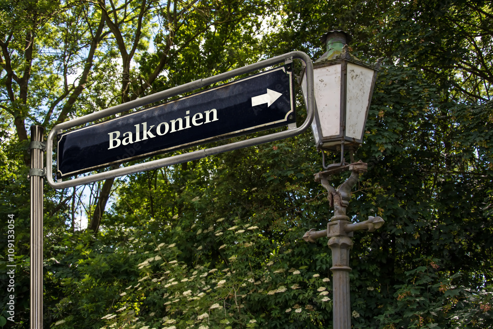 Schild 53 - Balkonien