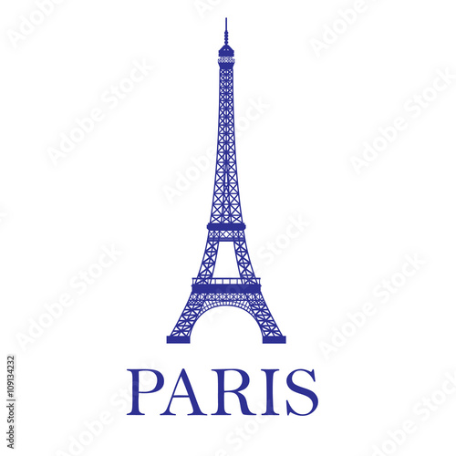 Fototapeta Naklejka Na Ścianę i Meble -  France. Paris; Eiffel tower.