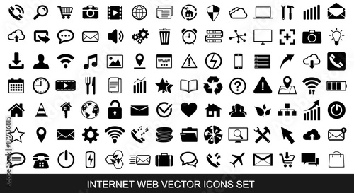 Web icons set