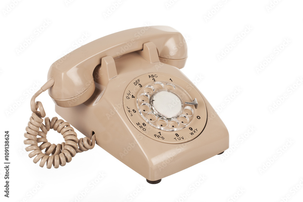 old phone isolated on white background ? 9 old phone isolated on white background ? 9