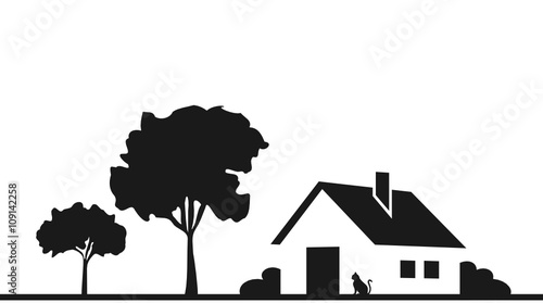 Haus mit Garten